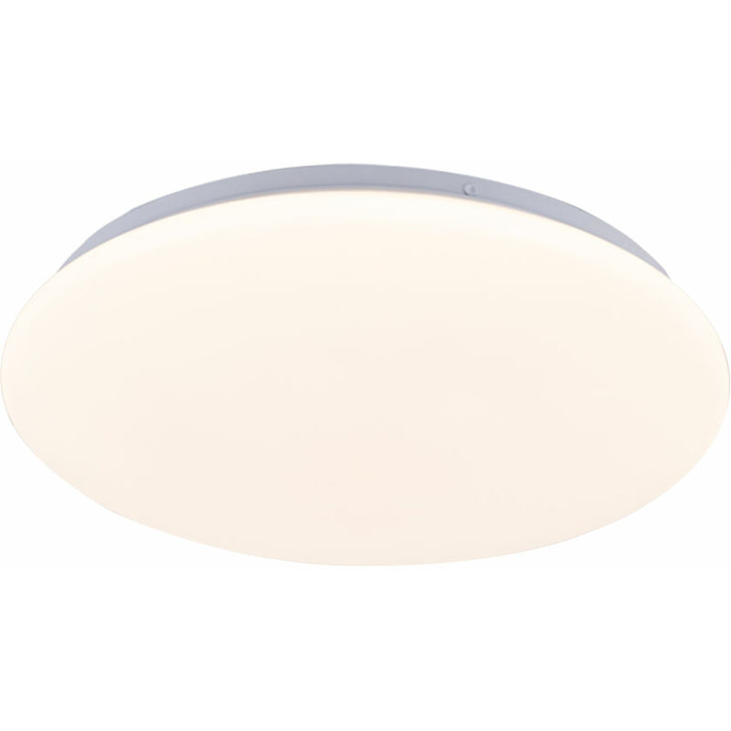 Image of AEG - Plafoniera dimmerabile soggiorno lampada da soffitto bianca rotonda, metallo, led 17W 2220Lm bianco caldo, DxH 33,5x6,5 cm