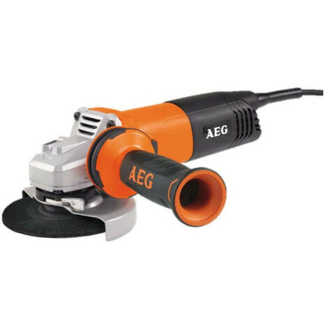 AEG – Meuleuse électrique 1300W 125mm – Carter orientable 90° – Système de fixation Fixtec – WS13125SXE