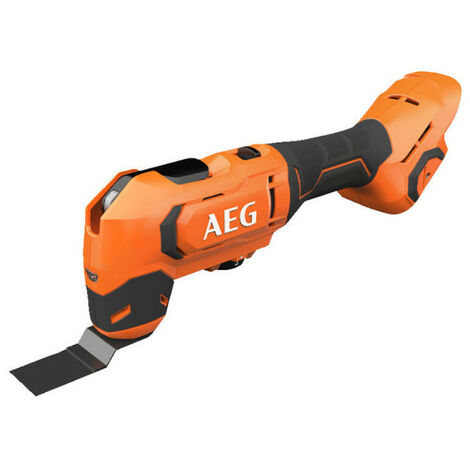 AEG – Outil multifonction 18V – 20 000 osc/min – Angle d'oscillation 3,6° – Changement de lame rapide sans outil – Éclairage Led - BMT18-0