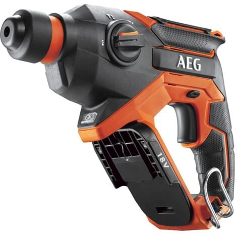 AEG - Perforateur SDS+ Compact 18V PRO18V (Sans Batterie) - Sélecteur 4 Modes Indépendants de Perçage et de Burinage - Moteur Quadripolaire 1,5 Joules EPTA - Grand Confort de Travail - BBH18C-0