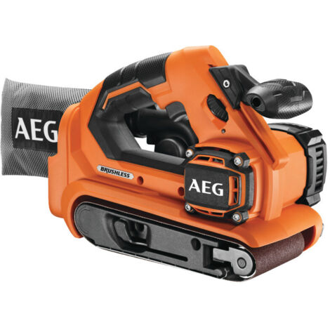 AEG – Ponceuse à bande brushless 18V – Largeur de bande 75 mm – Longueur de bande 457 mm – Vitesse 310 m/min – BHBS1875BL0