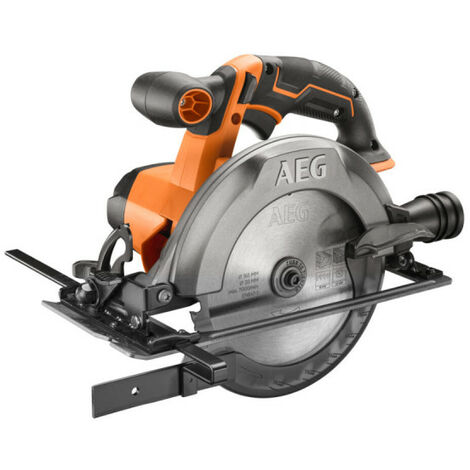 AEG – Scie circulaire 18V 165mm – Profondeur de coupe 57mm – Moteur Brushless – Pour bois dur et panneaux – Système d'éjection des poussières - BKS18C2-0