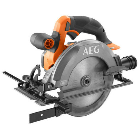 AEG – Scie circulaire 18V Brushless – Moteur compact pour coupes précises – Lame 165 mm – Profondeur de coupe 55 mm – Pour bois dur et contreplaqué - BKS18SBL-0