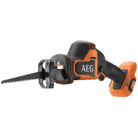 AEG – Scie sabre 18V Brushless – Course de lame 23 mm – Profondeur de coupe 55 mm – Pour bois dur et contreplaqué – Design compact - BUS18SBL-0