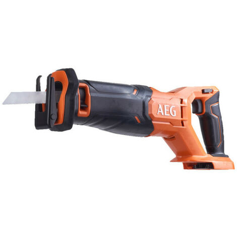 AEG – Scie sabre 18V – Course 28,5 mm – Moteur 3000 cps/min – Changement de lame rapide – Éclairage LED – Pour bois, acier, plastique - BUS18C2-0