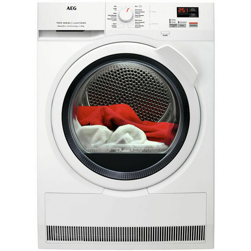 

Aeg Secadora de condensación Aeg T7DBK841Z 8 kg Blanco