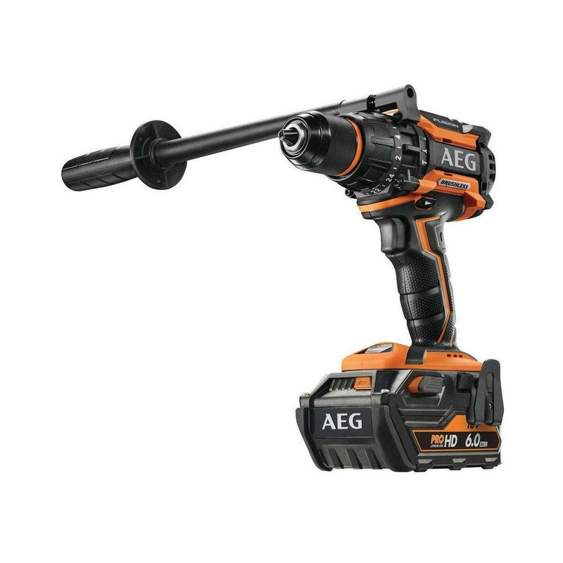 

AEG - Taladro - atornillador con batería de iones de litio de 18V 2x6Ah 140Nm - BSB18BL LI602C