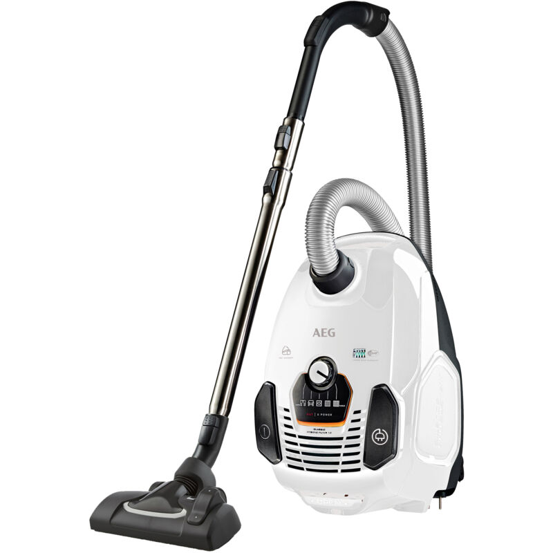 AEG - VX7-2-IW-S 3,5 l Aspiradora cilíndrica Secar 650 w Bolsa para el polvo