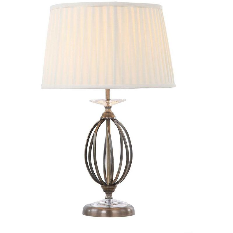Elstead Lighting - Elstead Aegean - 1 Light Table Lamp Aged Brass, E27