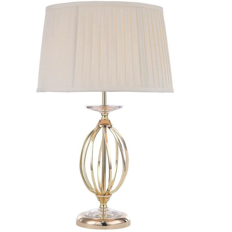 Elstead Lighting - Elstead Aegean - 1 Light Table Lamp Polished Brass, E27