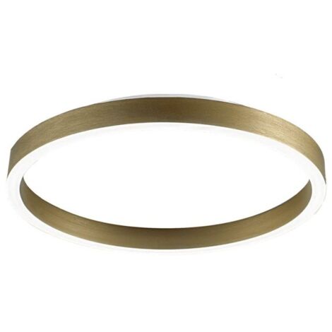 AELA P/P - PLAFONIERA A LED IN ALLUMINIO ORO 1800-1900lm 3000-4000K 30W+6W D.40CM