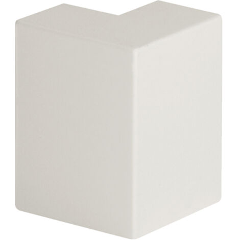 AEM 50x20 W Angolo Esterno per minicanali TMC/TMU, Bianco