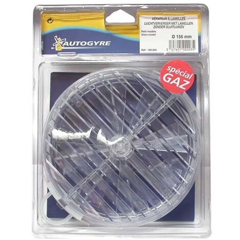 AUTOGYRE - Aérateur à lamelles cristal - D: 192 mm