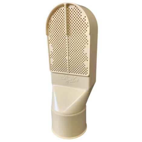 Aérateur autonome pour vides sanitaires – Matériau ABS anti UV – Grille intégrée anti insectes – Passage d'air 58 cm²