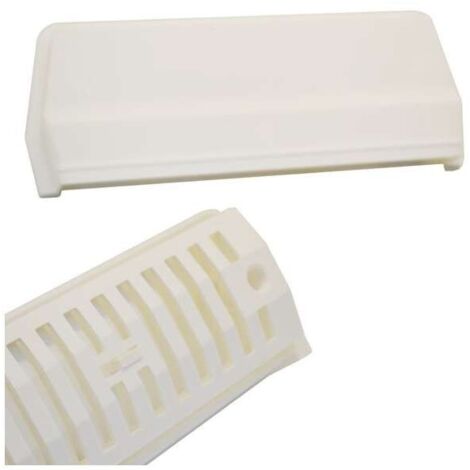 Aérateur blanc 75 x 200 x 30 mm