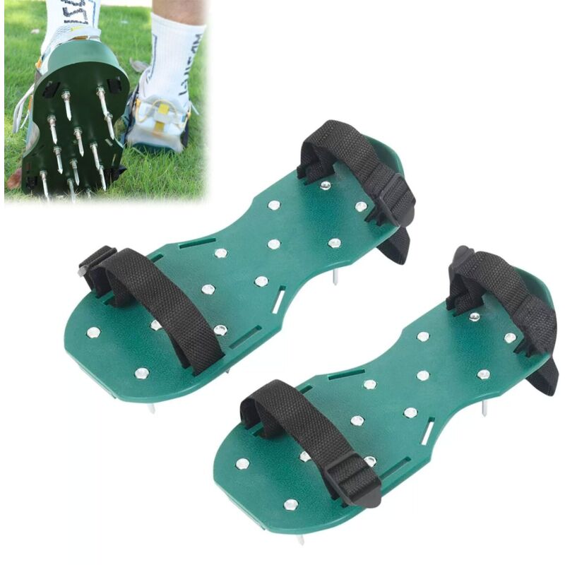 Aérateur De Pelouse, Chaussures Fermées pour Pelouse, Chaussures Aérateur De Pelouse, Chaussures Pelouse, Aérateur De Pelouse Scarificateur,