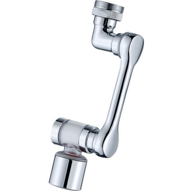 Aérateur de robinet, aérateur de rallonge rotatif à 1080°, rallonge de robinet durable anti-éclaboussures