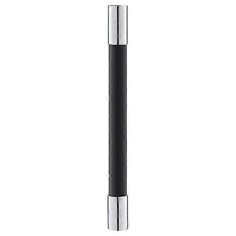 Aérateur de robinet, buse de robinet de cuisine, rallonge pour filetage extérieur-intérieur (noir, 20 cm)