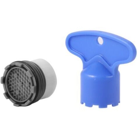 Aérateur de robinet Fonepro (1 pièce), aérateur de robinet M16.5, aérateur de robinet avec 1 clé, économiseur d'eau à bulles pour salle de bain et cuisine