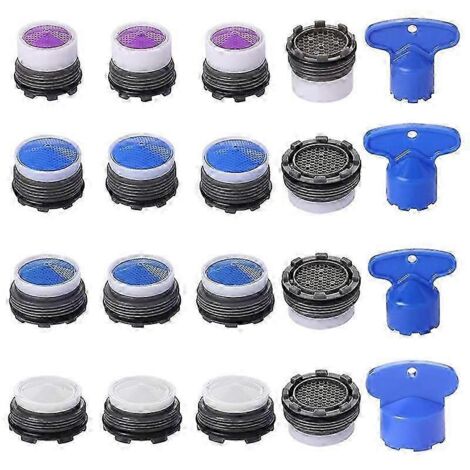 Aérateur de robinet M16.5 M18.5 M21.5 M24, limiteur de débit d'eau amovible, neuf