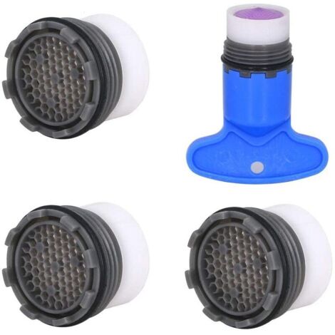 Aérateur de robinet M18,5, lot de 3, filetage extérieur, insert pour robinet de cuisine