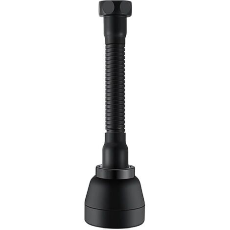 Aérateur de Robinet, Mousseur Robinet, 3 Modes Tête Douchette Evier Cuisine,360° Pivotant Robinet, Extension Embout Robinet Cuisine, Douchette Evier Cuisine(Noir)