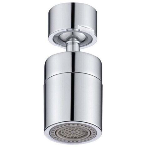 Aérateur de robinet pivotant à 360 ° 2 modes accessoire de robinet de cuisine de salle de bain réglable