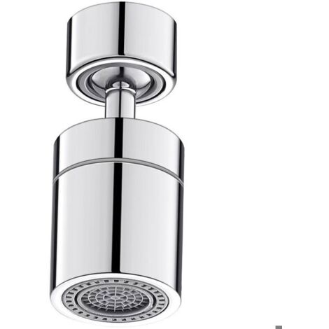 Aérateur de robinet pivotant à grand angle, pulvérisateur double fonction pivotant à 360 °, robinet de lavabo, aérateur de robin