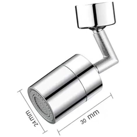Aérateur de robinet rotatif, buse à mousse pour robinet de cuisine, buse pour robinet de salle de bain, mitigeur aérateur rotatif à 2 modes