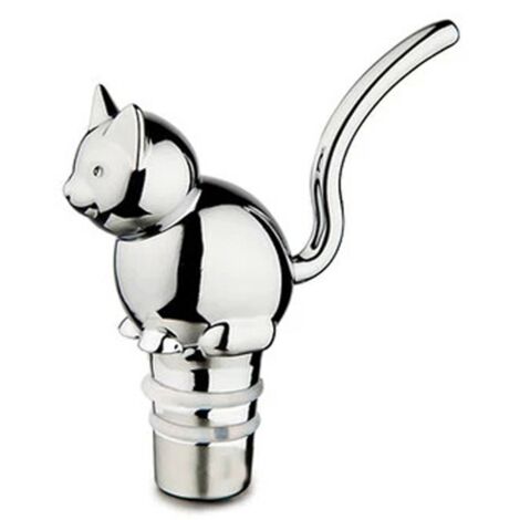Aérateur de vin Cat en acier inoxydable - Bec verseur de luxe pour vin rouge et blanc robuste