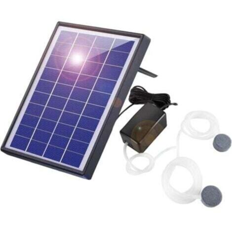 Aérateur d'étang solaire 6W, pompe à oxygène solaire, pompe à oxygène d'aquarium, aérateur de pêche