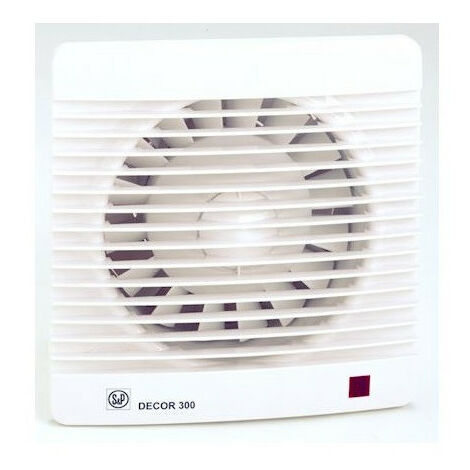 AERATEUR EXTRA PLAT 280M3H CLAPET ANTIRETOUR TEMPO EXTINCTION REGLABLE 1-30 MIN UNELVENT DECOR 300 CRZ 401442