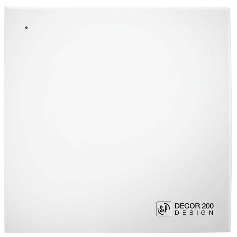 Aérateur extra-plat design, 163 m3/h, 19,7W, temporisation réglable, d 120 mm (401451)