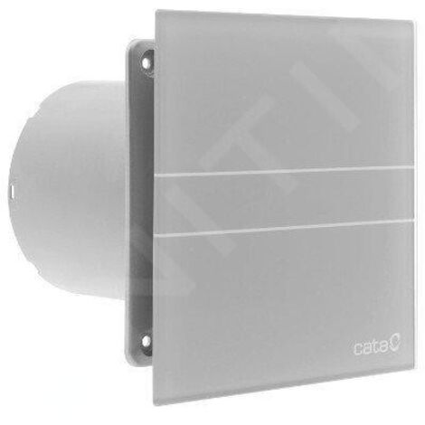 Aérateur extracteur E-100 Glass Silver – Débit 115 m³/h – Niveau sonore 31 dB(A) – Diamètre conduit Ø 100 mm – Installation murale/plafond – Culina