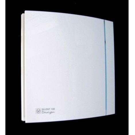 Aérateur extracteur intermittent à détection d'humidité S&P Silent design 100 mm