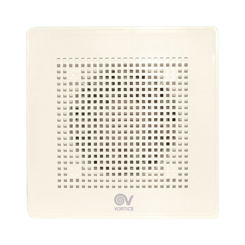 Extracteur mural hélicoïde 120 mm 10 w débit 170 m3/h ultra-silencieux couleur blanc - Evo - Vortice