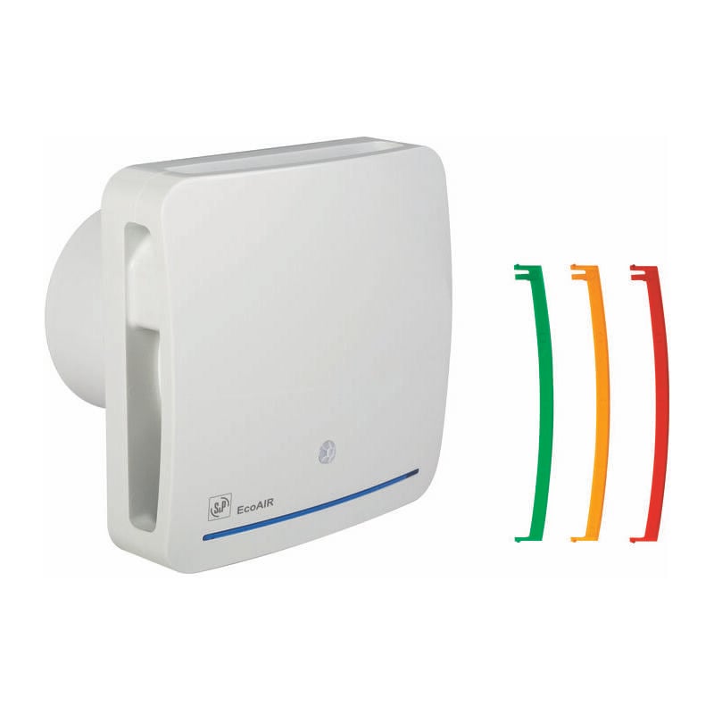 Unelvent - Aérateur centrifuge Ecoair dlc avec détecteur de présence 5.6 w