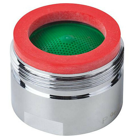 Aérateur pour robinetterie chromé avec marque de controle - M28x1 emballage  :  5 pcs