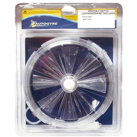 AUTOGYRE - Aérateur à tirettes cristal - D: 156 mm
