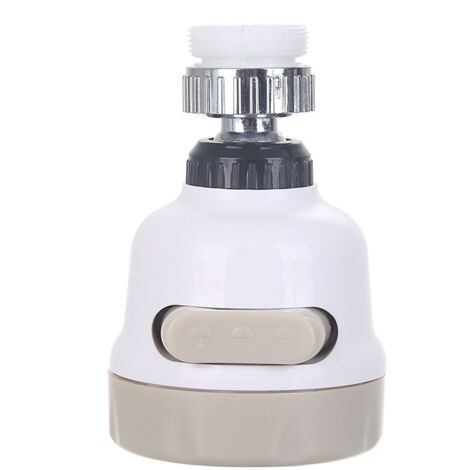 Aérateur Robinet Cuisine 360° Rotatif Adaptateur Robinets Evier Rallonge Rallonge Robinet Atomiseur Économiseur Eau 3 Modes Tête Buse Prolongateur Anti-éclaboussures