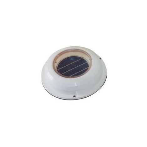 Aérateur solaire blanc
