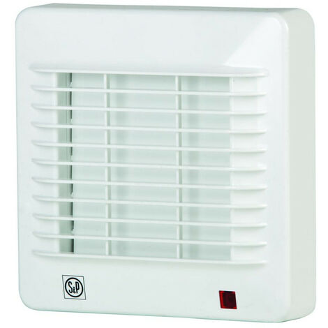 Aérateur standard petites dimensions, 95 m3/h, hygrostat, D 100 mm S&P (UNELVENT) 400821