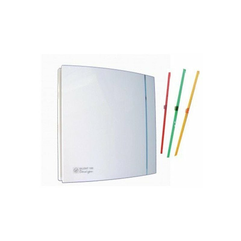 Extracteur d'air design ultra-silencieux temporisé silent 100 crz