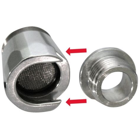 Aeratore a innesto rapido in ottone cromato