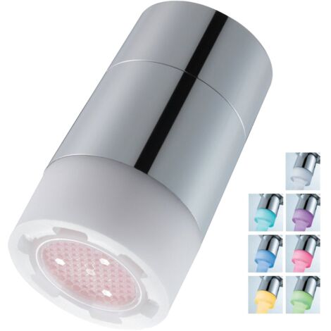 Aeratore a Led con fascio di luce Neoperl 7 Colours Led cromato