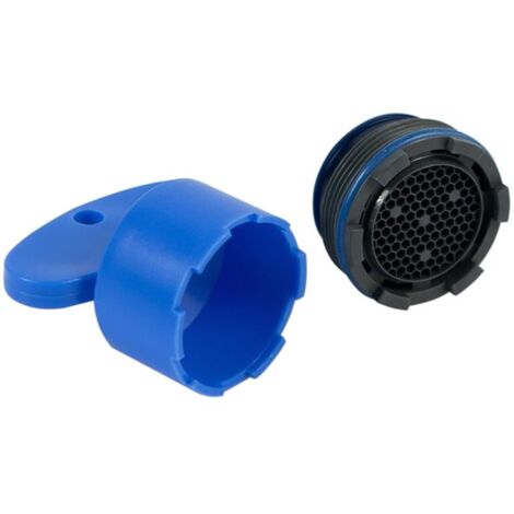 Aeratore a scomparsa M24 x 1" con chiave