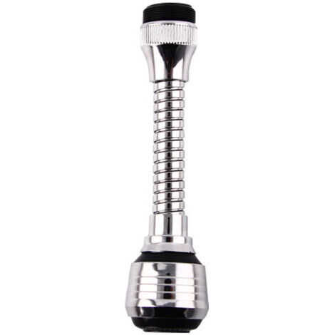 Aeratore, aeratore per soffione doccia in cromo nero, aeratore per rubinetto da cucina, accessorio per rubinetto da cucina, compatibile con diametri di 22 mm.
