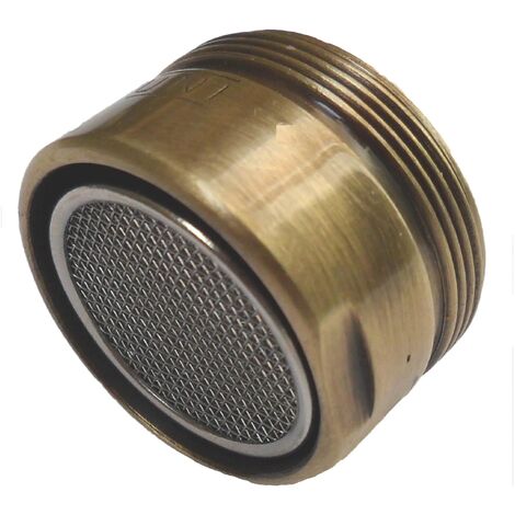 Aeratore maschio 24x1 per miscelatore - Colore: Bronzo