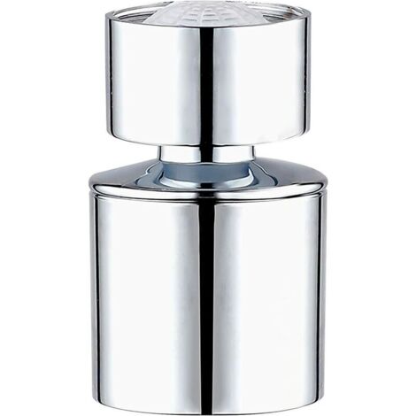 Aeratore per rubinetto da cucina a risparmio idrico da 22 mm, doppia funzione, rotazione di 360 gradi