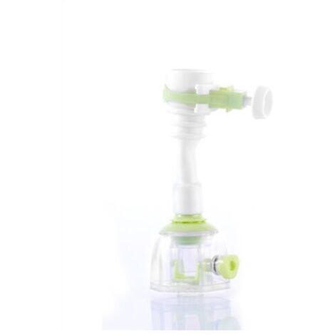 Aeratore per rubinetto e aeratore Rotazione a 360 gradi Risparmio idrico Estensione del filtro del rubinetto del lavello della cucina Filtro dell'acqua del rubinetto (13 cm - Verde) 1 pz